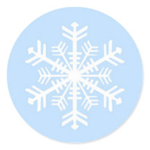Christmas Winter Snowflake sticker