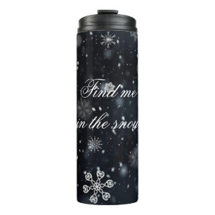Christmas/winter Thermal Tumbler