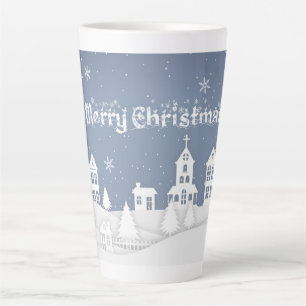 Christmas Winter Village Latte Mug