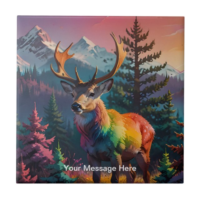 Christmas Winter Wonderland Holiday Season Tile (Front)