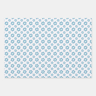 Christmas Winter Wrapping Paper with Snowflakes 