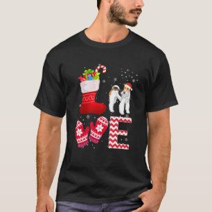 Christmas Wire Fox Terrier Lover Gifts Wire Fox Te T-Shirt