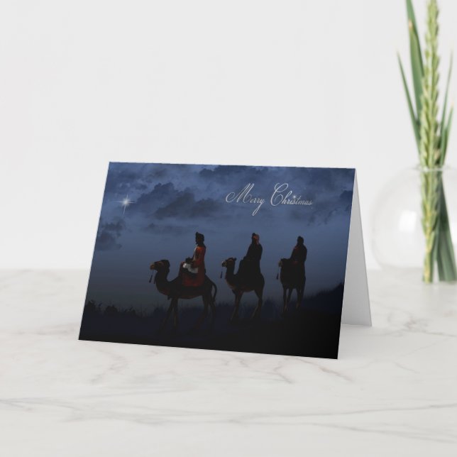 Christmas Wise Men Holiday Card (Front)