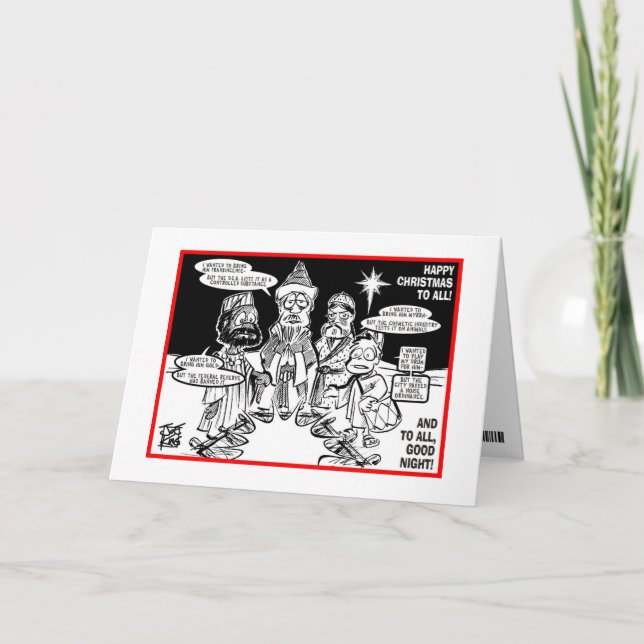 CHRISTMAS: "WISE MEN" HOLIDAY CARD (Front)