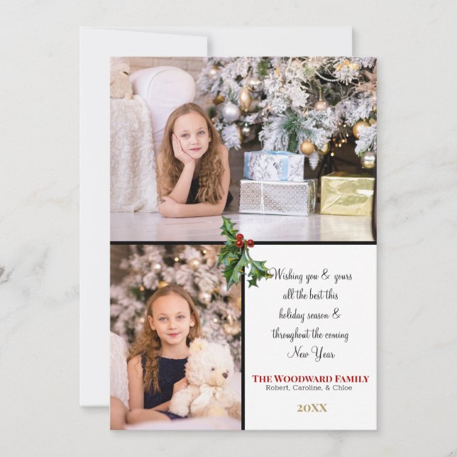 Christmas Wise Men Still Seek Him Two Photo Holiday Card (Front)