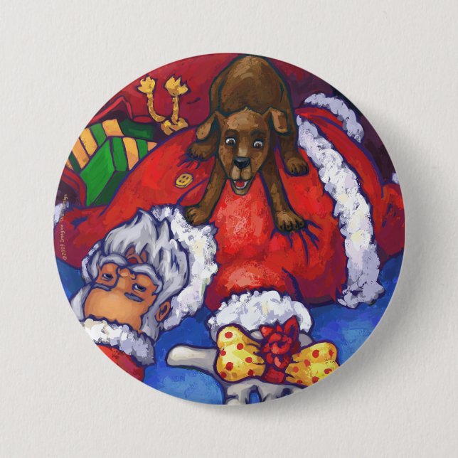 Christmas Wish 7.5 Cm Round Badge (Front)