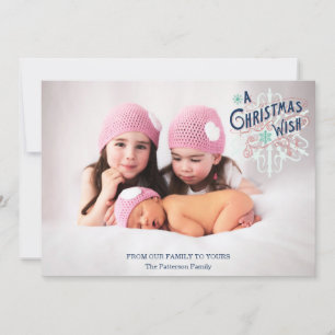 Christmas Wish Holiday Card
