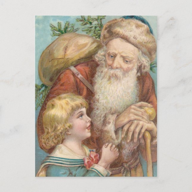 Christmas Wish Holiday Postcard (Front)