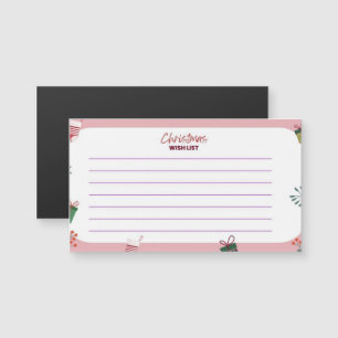 Christmas Wish List Card