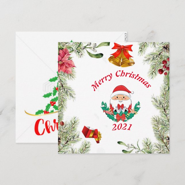 Christmas wishes card (Front/Back)