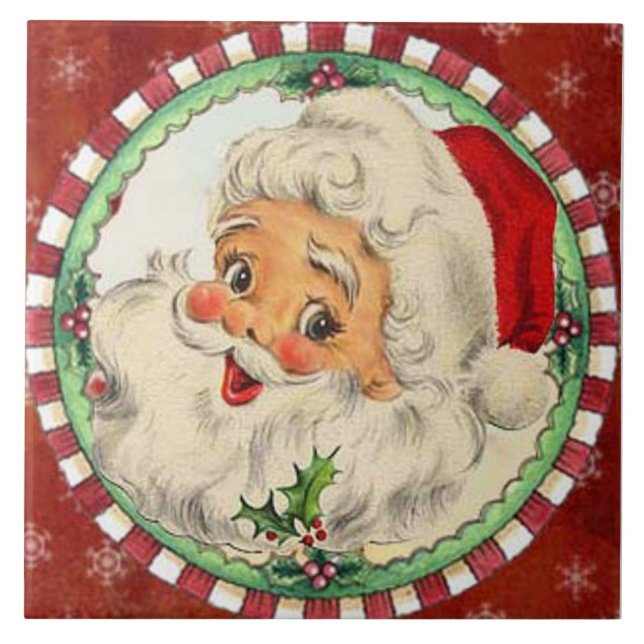 Christmas Wishes  Ceramic Tile (Front)