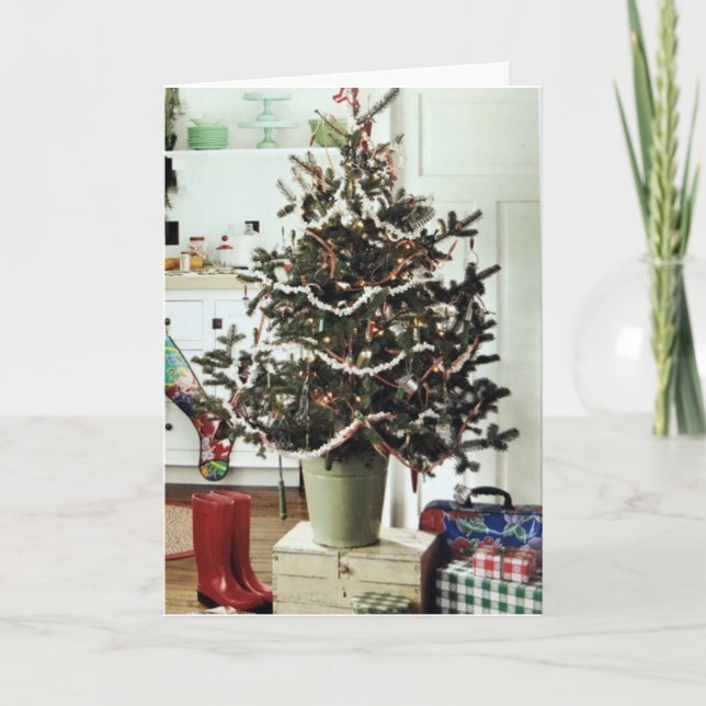 CHRISTMAS WISHES FOR FAMILY, FRIENDS & HAPPINESS CARD (Front)