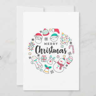 Christmas wishes greeting invitation
