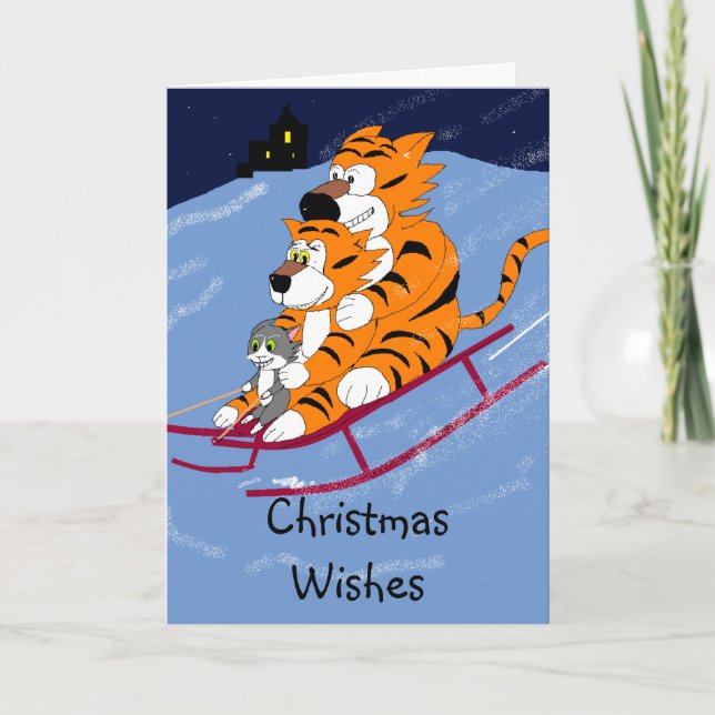 Christmas Wishes Holiday Card (Front)