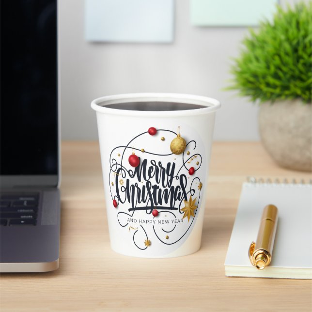 Christmas Wishes Paper Cups (Insitu)