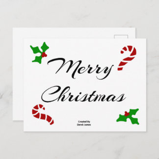 Christmas Wishes Postcard