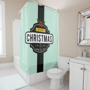 Christmas Wishes shower curtain