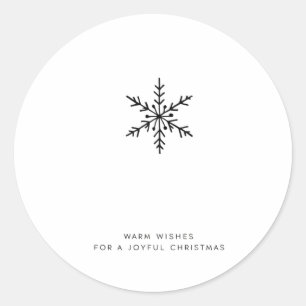 Christmas Wishes Snowflake Stickers