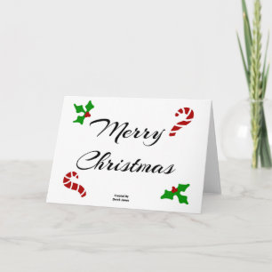 Christmas Wishes Standard-Size Greeting Card