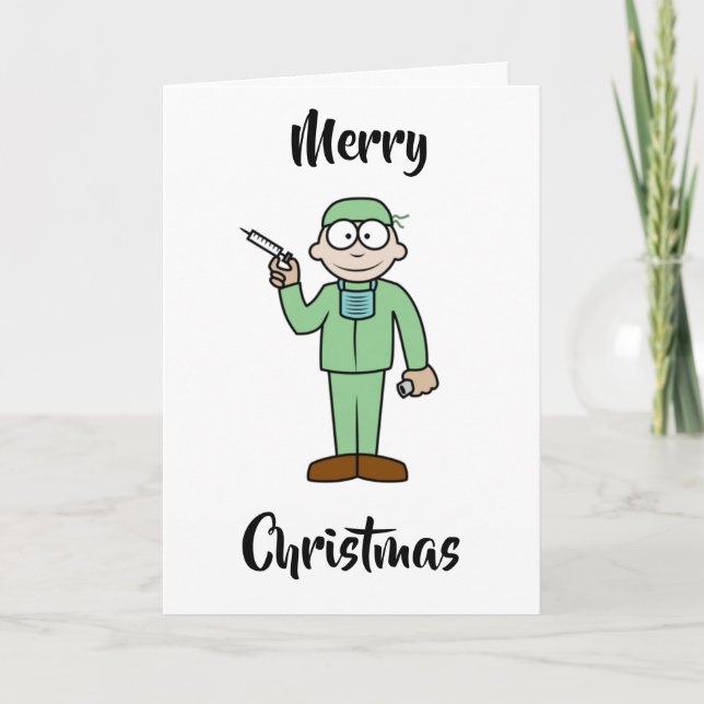 CHRISTMAS WISHES **TO A SPECIAL DOCTOR** CARD (Front)