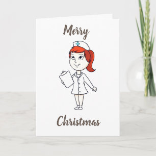 CHRISTMAS WISHES **TO A SPECIAL NURSE** CARD