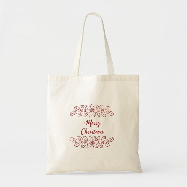 Christmas wishes tote bag (Front)