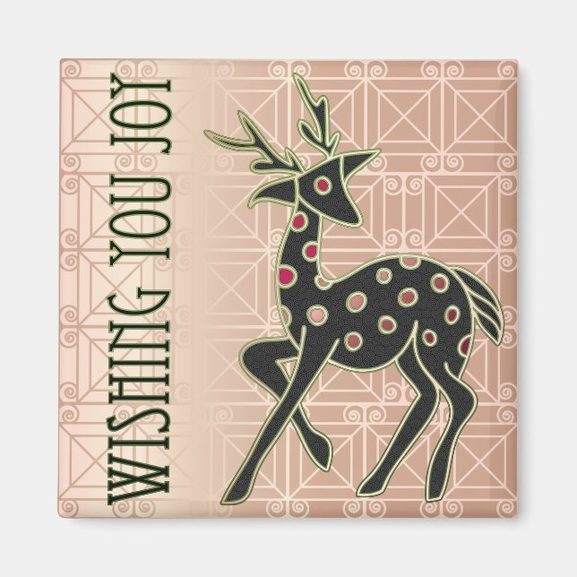 Christmas Wishing You Joy Magnet (Front)