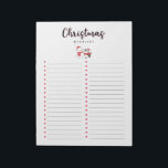 Christmas Wishlist Snowman and Penguin Notepad<br><div class="desc">Easily organise what all your loved ones would like for Christmas with this stylish Christmas wishlist notepad.</div>