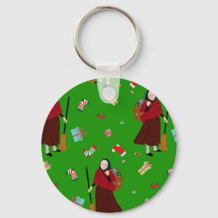 christmas witch Befana Key Ring