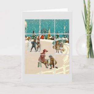 Christmas with a Vintage Feel Card