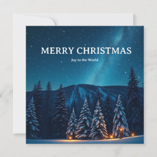 Christmas with Celestial Moon Phases, Winter Night