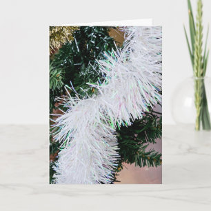 Christmas with garland card