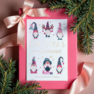 Christmas With My Gnomies Funny Gnomes Characters