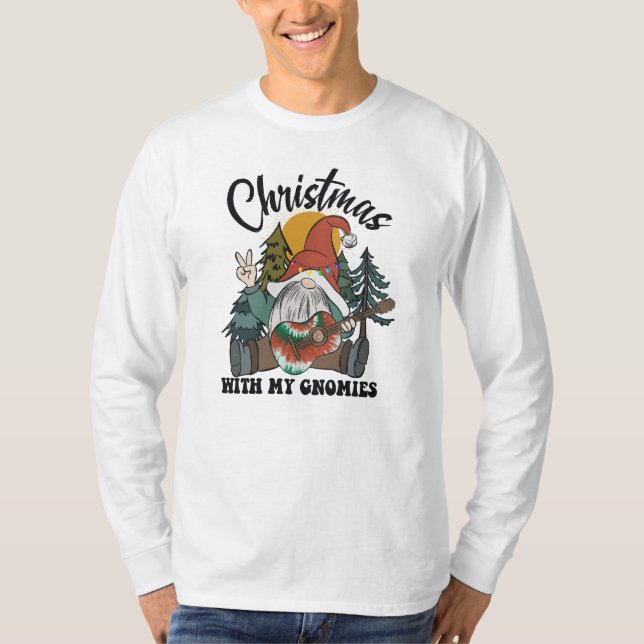 Christmas with my Gnomies T-Shirt (Front)