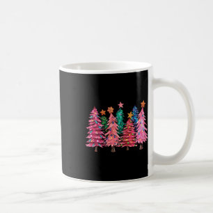 Christmas With Pink Trees Xmas Costume Girls  Coffee Mug