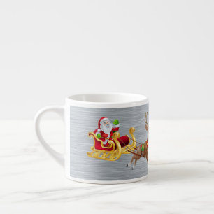 Christmas with Santa Espresso Cup