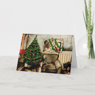 Christmas with zombies zombie Christmas card