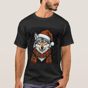 Christmas Wolf  T-Shirt