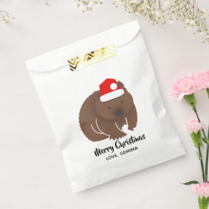 Christmas Wombat Favour Bags