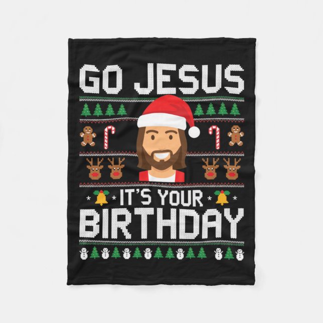 Christmas Women Messy Bun Skull Dead Inside But Jo Fleece Blanket (Front)