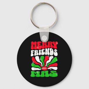 Christmas Womens Friends Xmas Holiday Merry Friend Key Ring