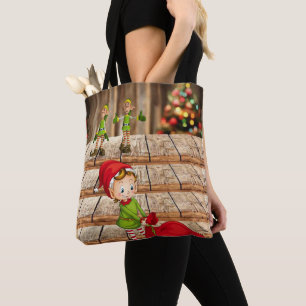 Christmas Women's Tote Bags, Elf Bag
