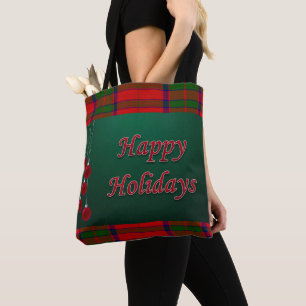 Christmas Women's Tote Bags, Happy Holidays Bag