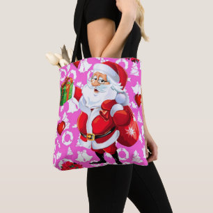 Christmas Women's Tote Bags, Santa Bag