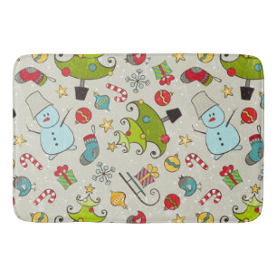 Christmas Wonderland Fun Bath Mat