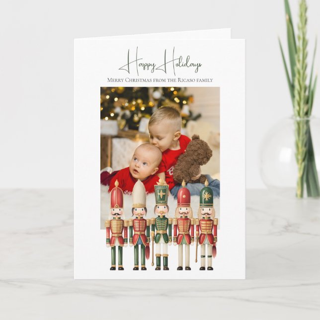  Christmas Wooden Soldiers Photo Template (Front)