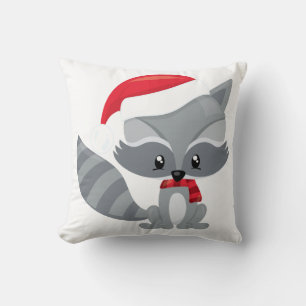 Christmas Woodland Character Pillow Cute..