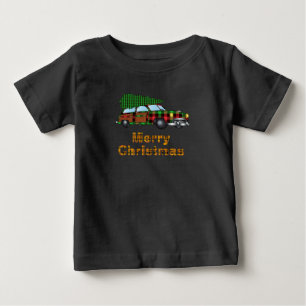 Christmas Woody Car Baby T-Shirt