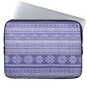 Christmas Wool Knit Sweater Christmas Holiday  Laptop Sleeve