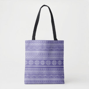 Christmas Wool Knit Sweater Christmas Holiday  Tote Bag